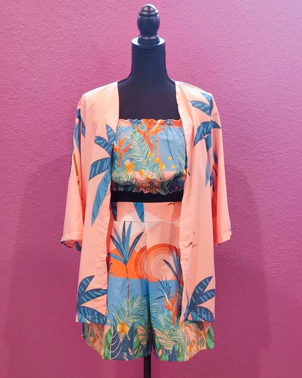 Tropical Three Piece Outfit